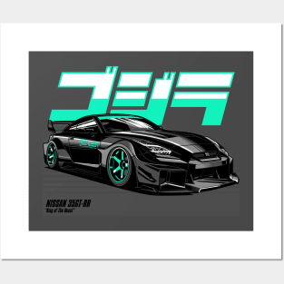 Nissan 35GT-RR Skyline Liberty Walk Posters and Art